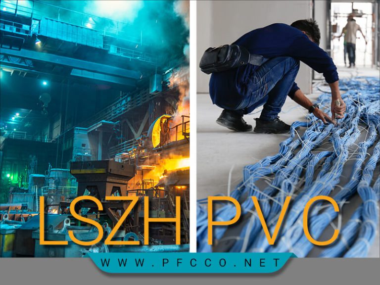 تفاوت روکش کابل PVC و LSZH