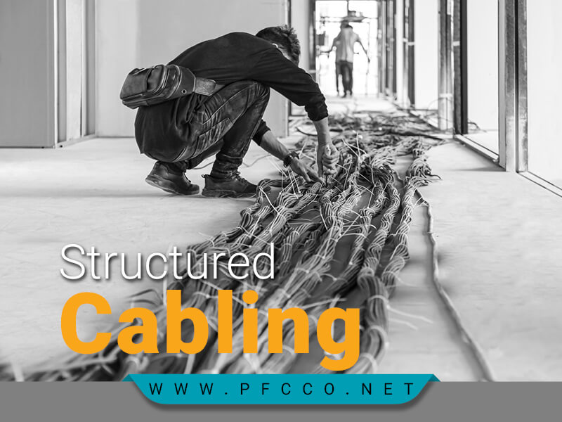 کابل کشی ساخت یافته با کابل های مسی و فیبر نوری