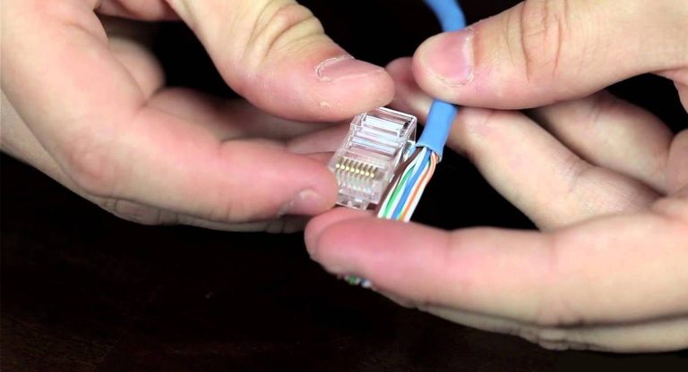 آموزش نحوه سوکت زدن کابل شبکه cat6؛ گام به گام تصویری + استانداردها