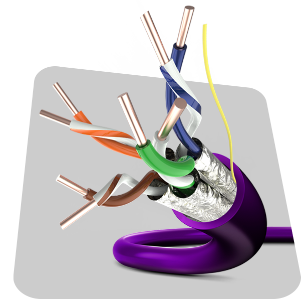 خرید انواع کابل شبکهCAT6A S/FTP - خرید کابل CAT6A S/FTP – خرید کابل شبکه CAT6A S/FTP – قیمت انواع کابل شبکه CAT6A S/FTP – قیمت کابل شبکه CAT6A S/FTP – قیمت کابل CAT6A S/FTP - کابل شبکه شیلددار و فویل‌دار CAT6A S/FTP با روکش LSZH